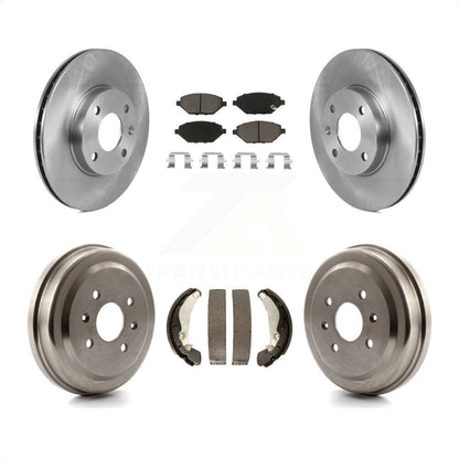 [Avant + Arrière] Kit de Disque et plaquette (céramique) de frein pour 2016-2021 Chevrolet Spark K8C-102547 par Transit Auto