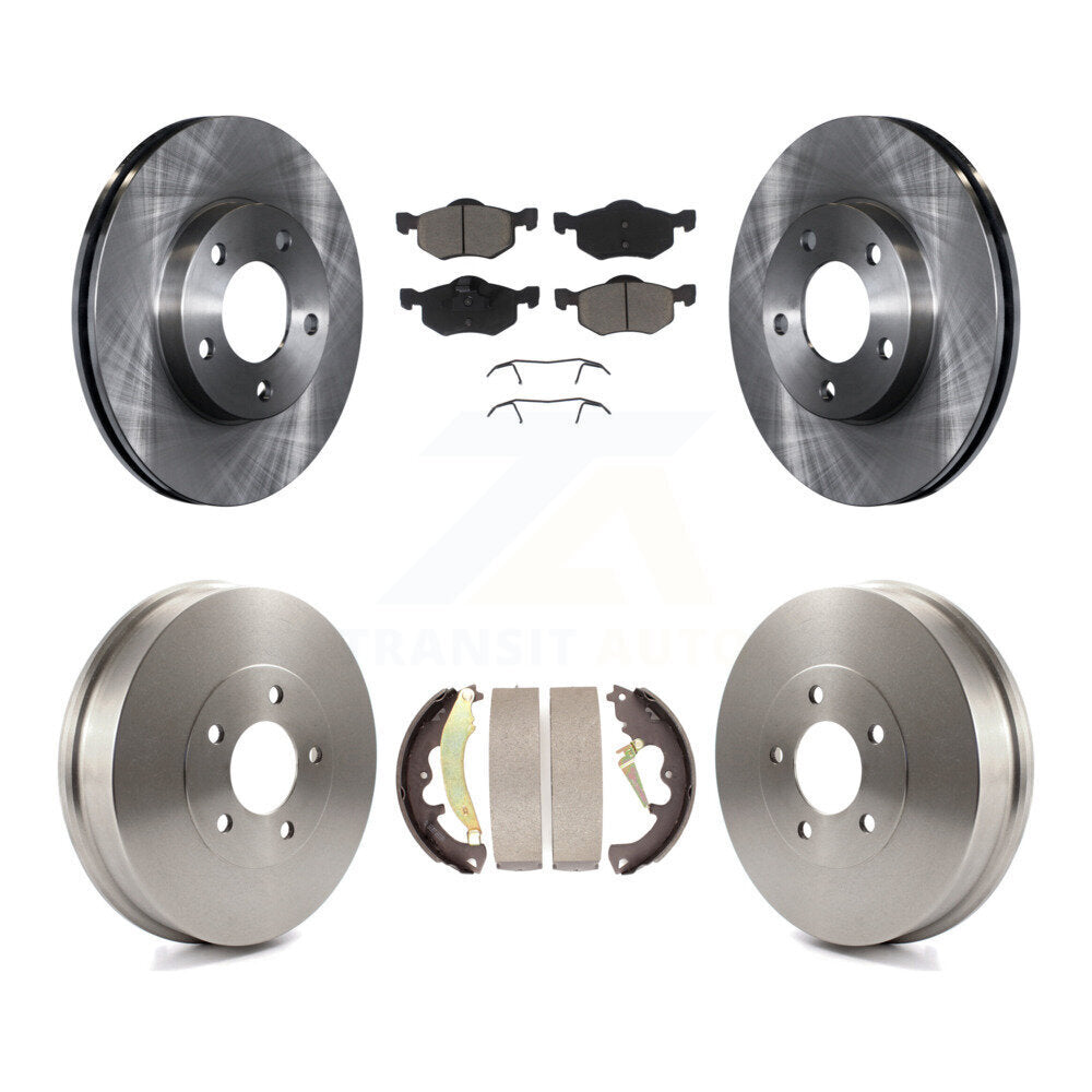 [Avant + Arrière] Kit de Disque et plaquette (céramique) de frein pour 2007 Ford Escape Mercury Mariner From 01/08/07 rear brakes K8C-102552