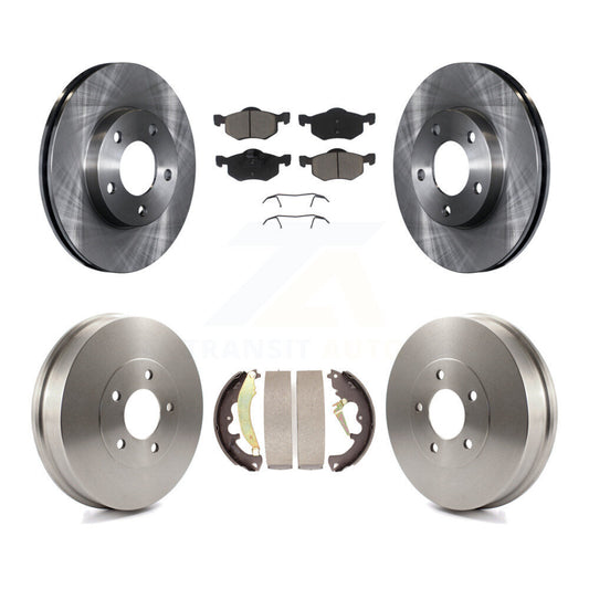 [Avant + Arrière] Kit de Disque et plaquette (céramique) de frein pour 2007 Ford Escape Mercury Mariner From 01/08/07 rear brakes K8C-102552
