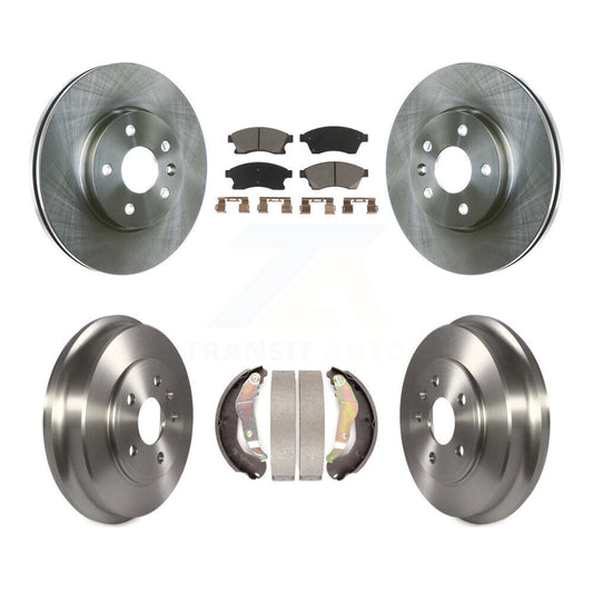 [Avant + Arrière] Kit de Disque et plaquette (céramique) de frein pour Chevrolet Sonic K8C-102555