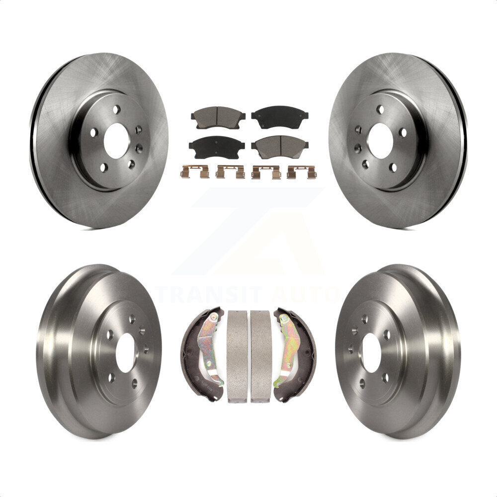 [Avant + Arrière] Kit de Disque et plaquette (céramique) de frein pour Chevrolet Trax Sonic K8C-102556 par Transit Auto