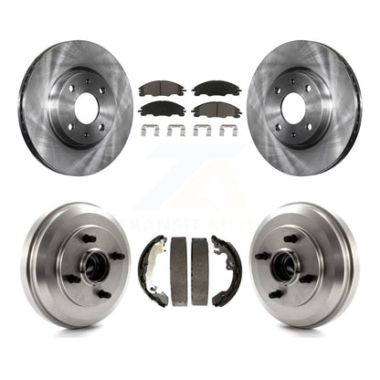 [Avant + Arrière] Kit de Disque et plaquette (céramique) de frein pour 2009-2011 Ford Focus K8C-102558