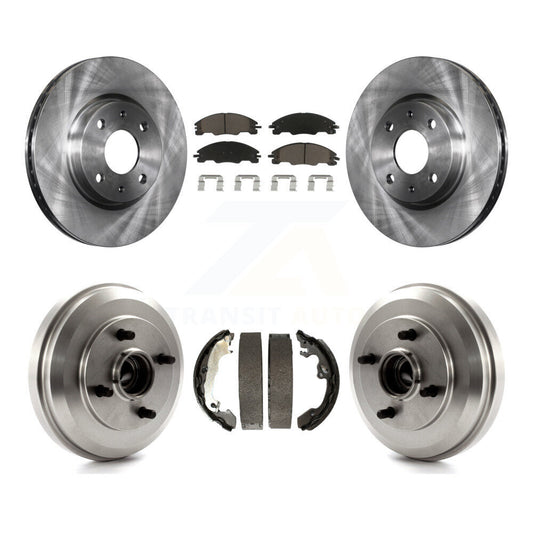 [Avant + Arrière] Kit de Disque et plaquette (céramique) de frein pour 2009-2011 Ford Focus K8C-102558