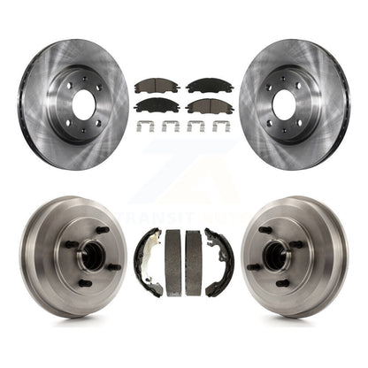 [Avant + Arrière] Kit de Disque et plaquette (céramique) de frein pour 2008 Ford Focus Wheel Bearing Includes K8C-102559
