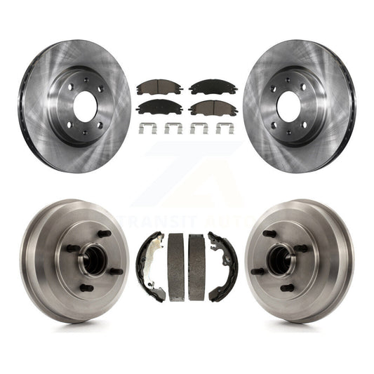 [Avant + Arrière] Kit de Disque et plaquette (céramique) de frein pour 2008 Ford Focus Wheel Bearing Includes K8C-102559