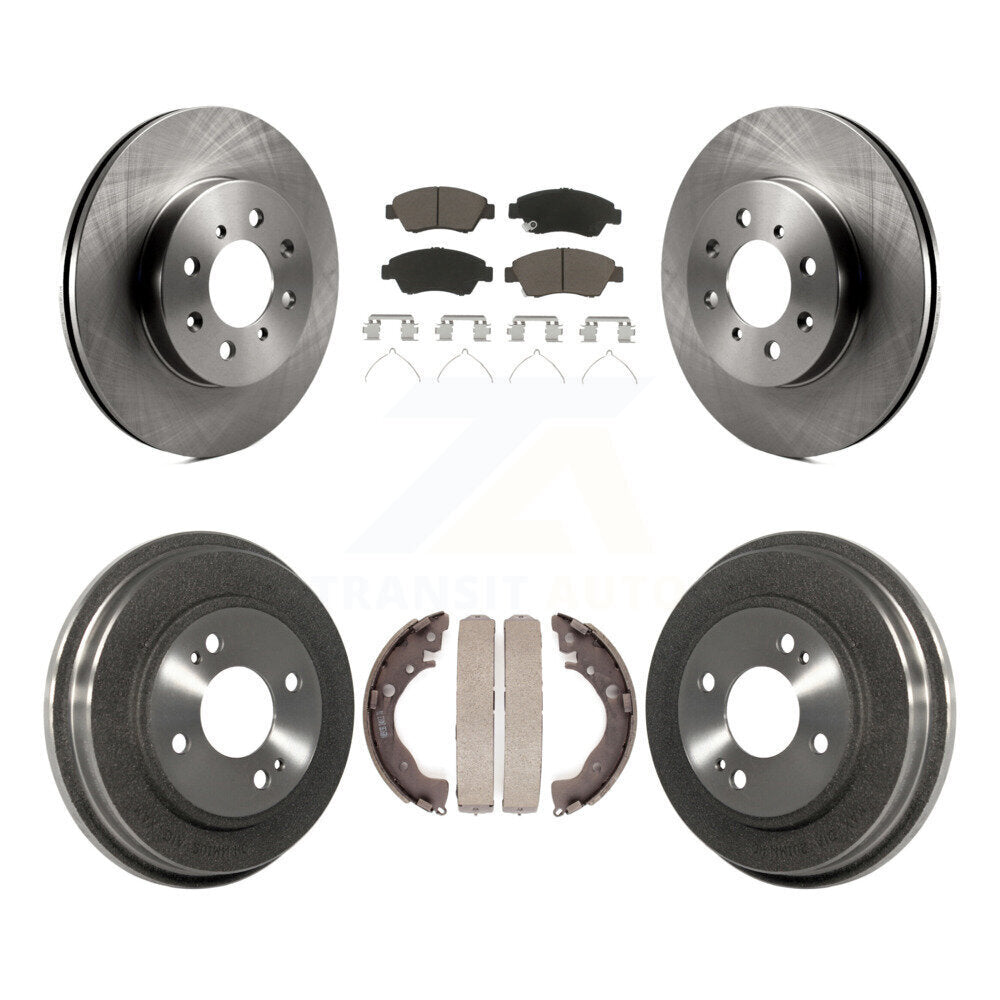 [Avant + Arrière] Kit de Disque et plaquette (céramique) de frein pour Honda Fit K8C-102560