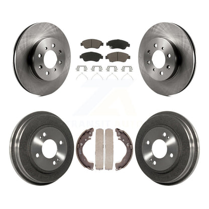 [Avant + Arrière] Kit de Disque et plaquette (céramique) de frein pour Honda Fit K8C-102560