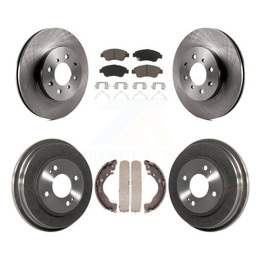 [Avant + Arrière] Kit de Disque et plaquette (céramique) de frein pour Honda Fit K8C-102560