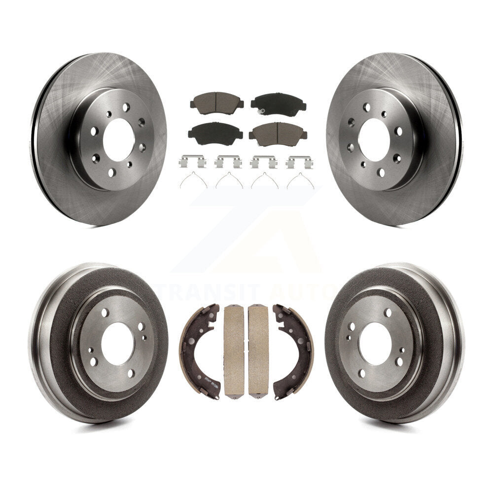 [Avant + Arrière] Kit de Disque et plaquette (céramique) de frein pour 2007-2008 Honda Fit K8C-102563