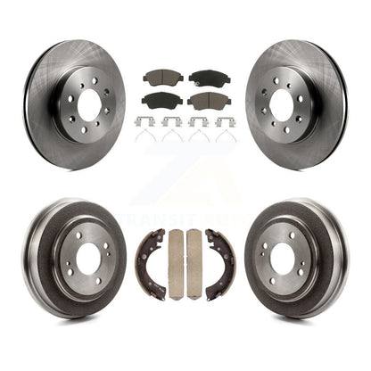 [Avant + Arrière] Kit de Disque et plaquette (céramique) de frein pour 2007-2008 Honda Fit K8C-102563