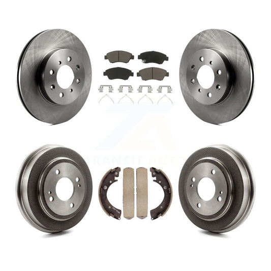 [Avant + Arrière] Kit de Disque et plaquette (céramique) de frein pour 2007-2008 Honda Fit K8C-102563