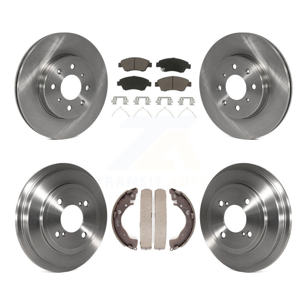 [Avant + Arrière] Kit de Disque et plaquette (céramique) de frein pour 2015-2020 Honda Fit K8C-102564
