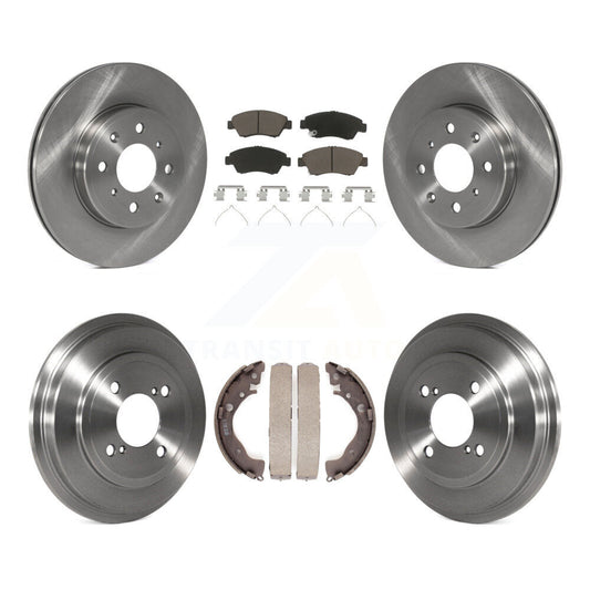 [Avant + Arrière] Kit de Disque et plaquette (céramique) de frein pour 2015-2020 Honda Fit K8C-102564