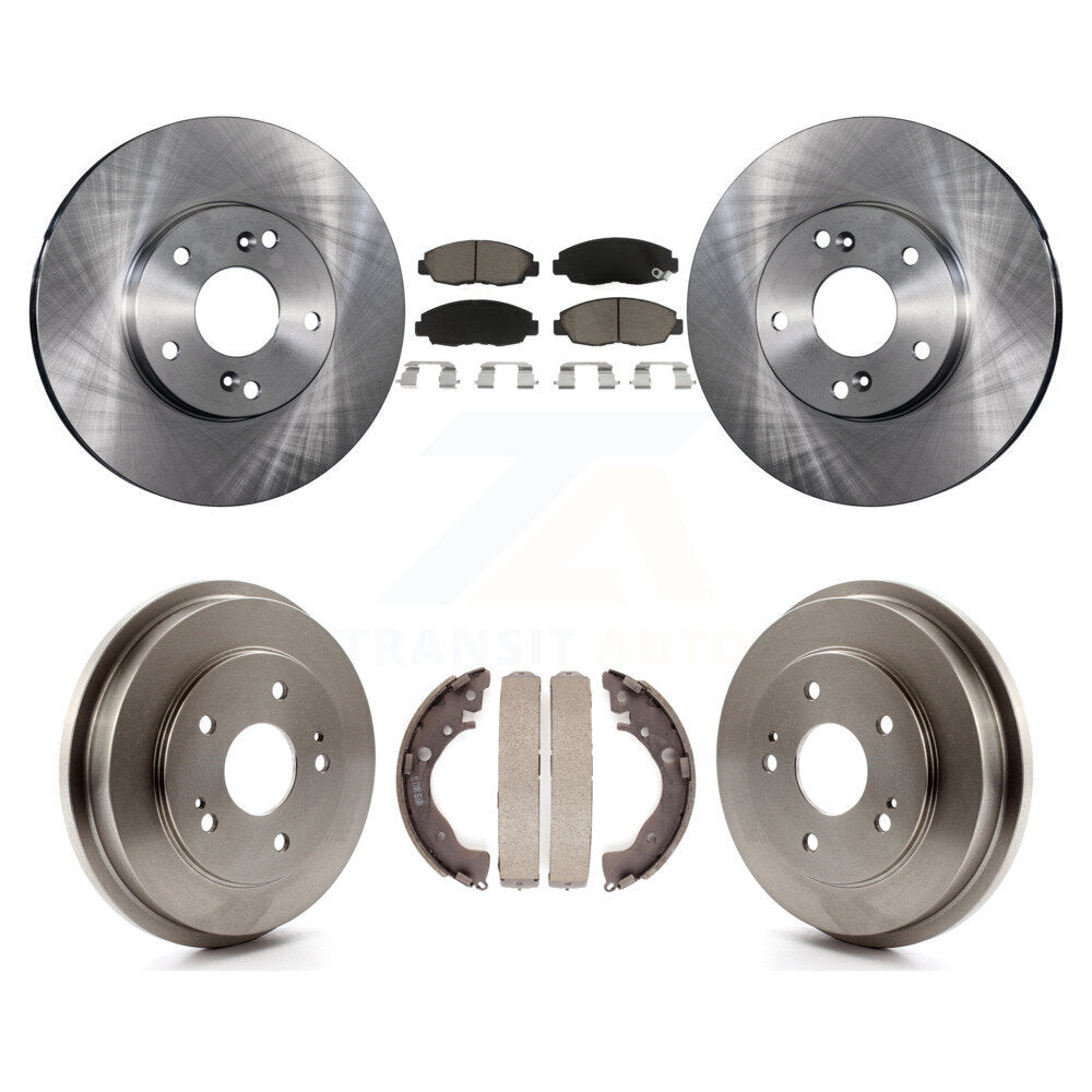 [Avant + Arrière] Kit de Disque et plaquette (céramique) de frein pour 2011 Honda Civic GX K8C-102567