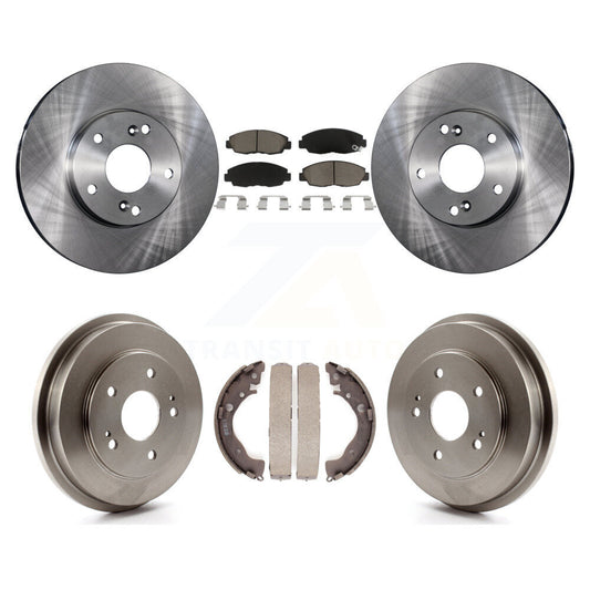[Avant + Arrière] Kit de Disque et plaquette (céramique) de frein pour 2011 Honda Civic GX K8C-102567