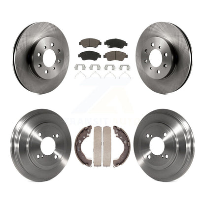 [Avant + Arrière] Kit de Disque et plaquette (céramique) de frein pour 2013 Honda Fit DX K8C-102568