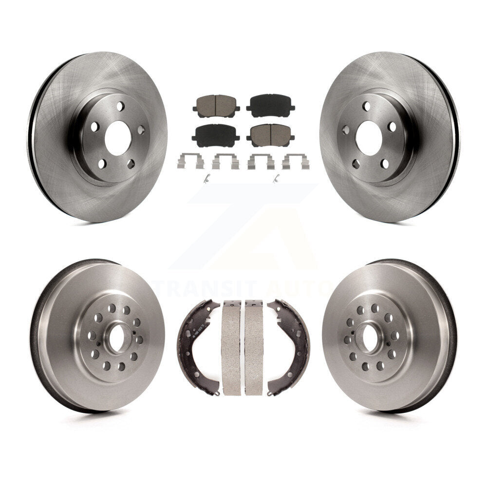 [Avant + Arrière] Kit de Disque et plaquette (céramique) de frein pour 2003-2006 Toyota Matrix Pontiac Vibe AWD K8C-102573