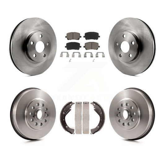[Avant + Arrière] Kit de Disque et plaquette (céramique) de frein pour 2003-2006 Toyota Matrix Pontiac Vibe AWD K8C-102573