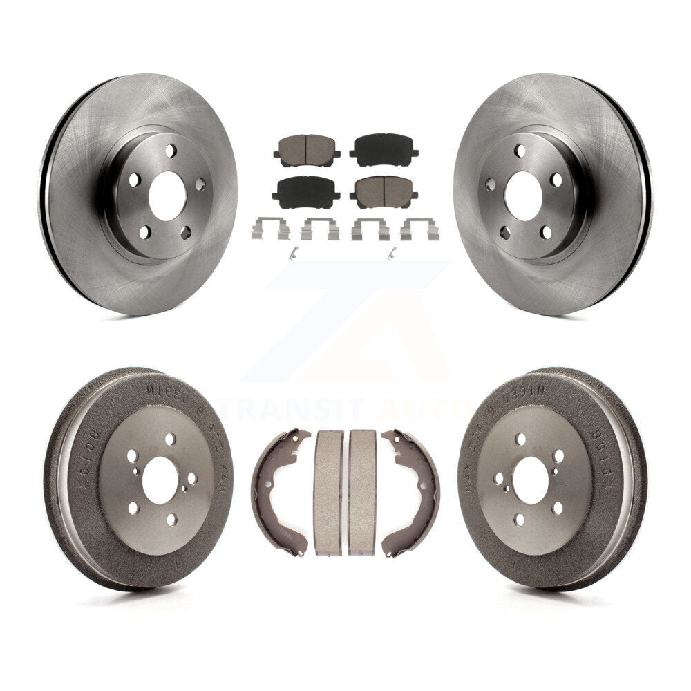 [Avant + Arrière] Kit de Disque et plaquette (céramique) de frein pour Toyota Matrix Pontiac Vibe K8C-102574