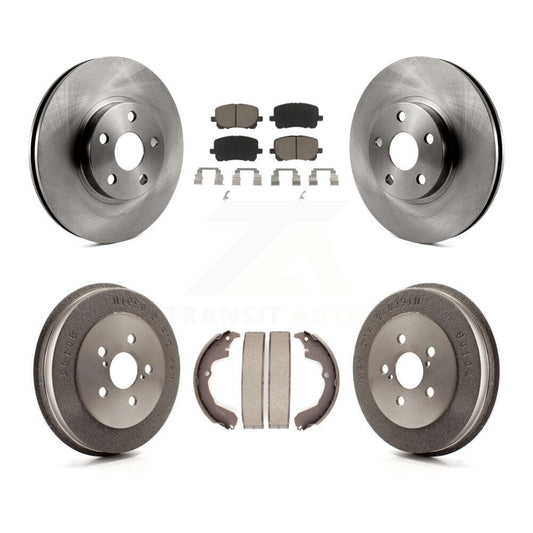 [Avant + Arrière] Kit de Disque et plaquette (céramique) de frein pour Toyota Matrix Pontiac Vibe K8C-102574