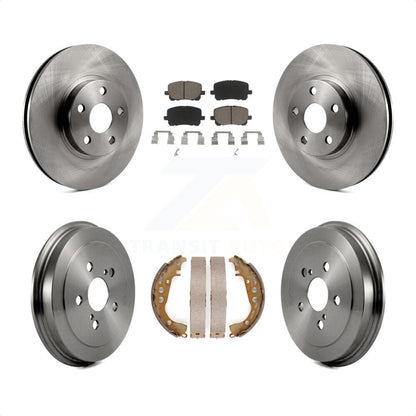 [Avant + Arrière] Kit de Disque et plaquette (céramique) de frein pour Toyota Corolla K8C-102575 par Transit Auto