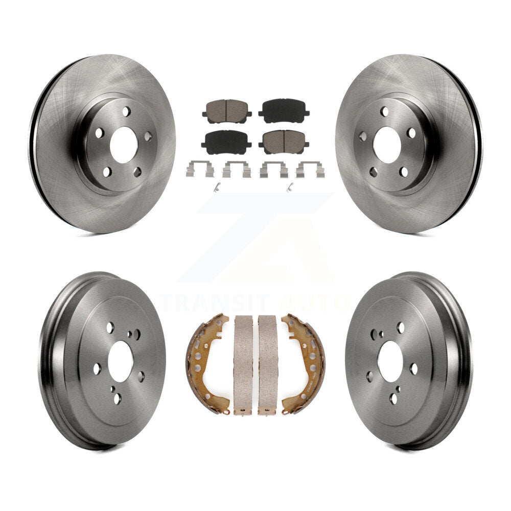 [Avant + Arrière] Kit de Disque et plaquette (céramique) de frein pour Toyota Corolla K8C-102575