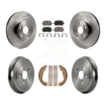 [Avant + Arrière] Kit de Disque et plaquette (céramique) de frein pour Toyota Corolla K8C-102575