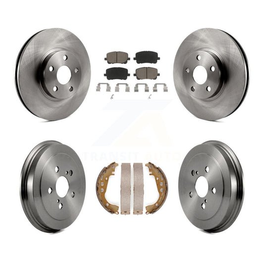 [Avant + Arrière] Kit de Disque et plaquette (céramique) de frein pour Toyota Corolla K8C-102575