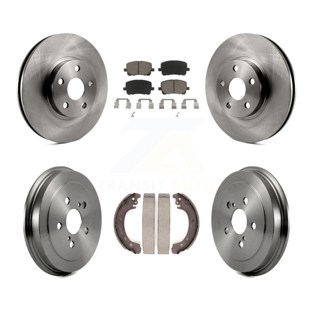 [Avant + Arrière] Kit de Disque et plaquette (céramique) de frein pour Toyota Corolla K8C-102576
