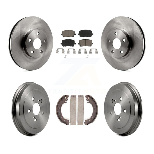 [Avant + Arrière] Kit de Disque et plaquette (céramique) de frein pour Toyota Corolla K8C-102576