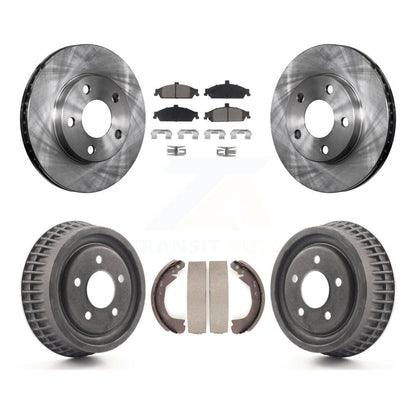 [Avant + Arrière] Kit de Disque et plaquette (céramique) de frein pour Chevrolet Pontiac Grand Am Malibu Classic Oldsmobile Alero Cutlass K8C-102578