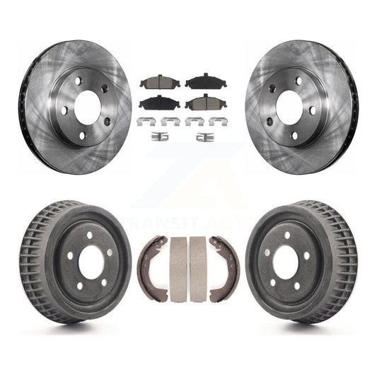 [Avant + Arrière] Kit de Disque et plaquette (céramique) de frein pour Chevrolet Pontiac Grand Am Malibu Classic Oldsmobile Alero Cutlass K8C-102578