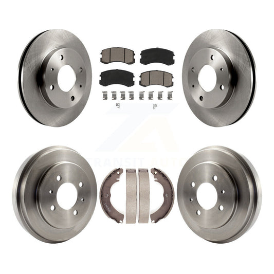 [Avant + Arrière] Kit de Disque et plaquette (céramique) de frein pour Mitsubishi Lancer K8C-102580