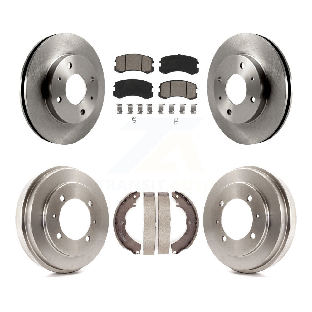 [Avant + Arrière] Kit de Disque et plaquette (céramique) de frein pour Mitsubishi Lancer K8C-102581