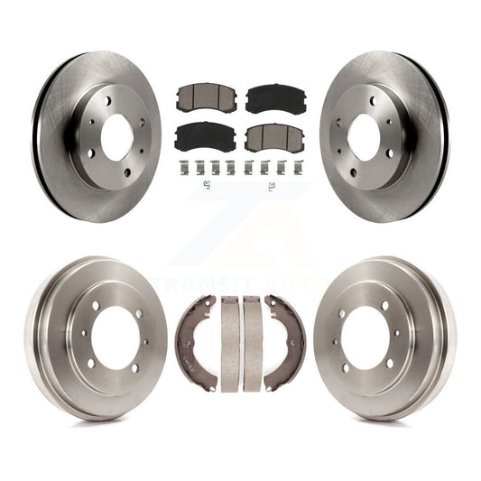 [Avant + Arrière] Kit de Disque et plaquette (céramique) de frein pour Mitsubishi Lancer K8C-102581
