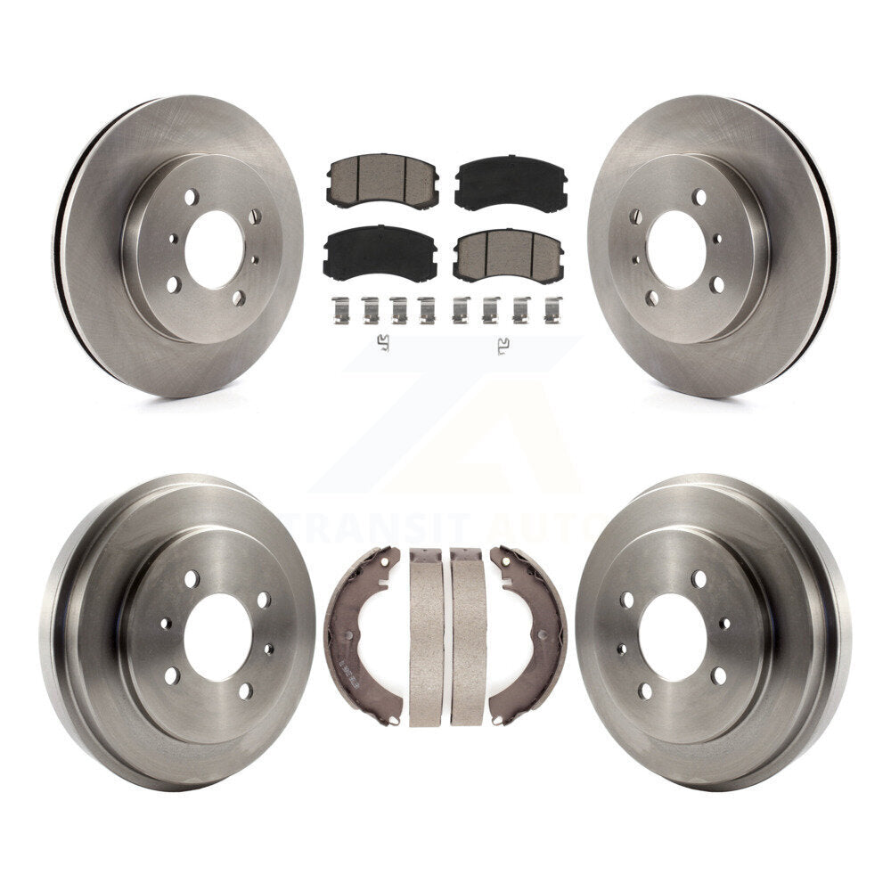 [Avant + Arrière] Kit de Disque et plaquette (céramique) de frein pour Mitsubishi Lancer K8C-102582