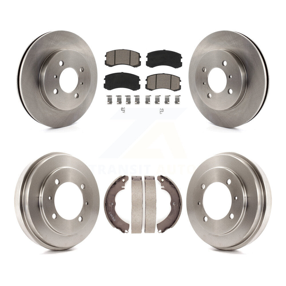 [Avant + Arrière] Kit de Disque et plaquette (céramique) de frein pour Mitsubishi Lancer ES K8C-102583