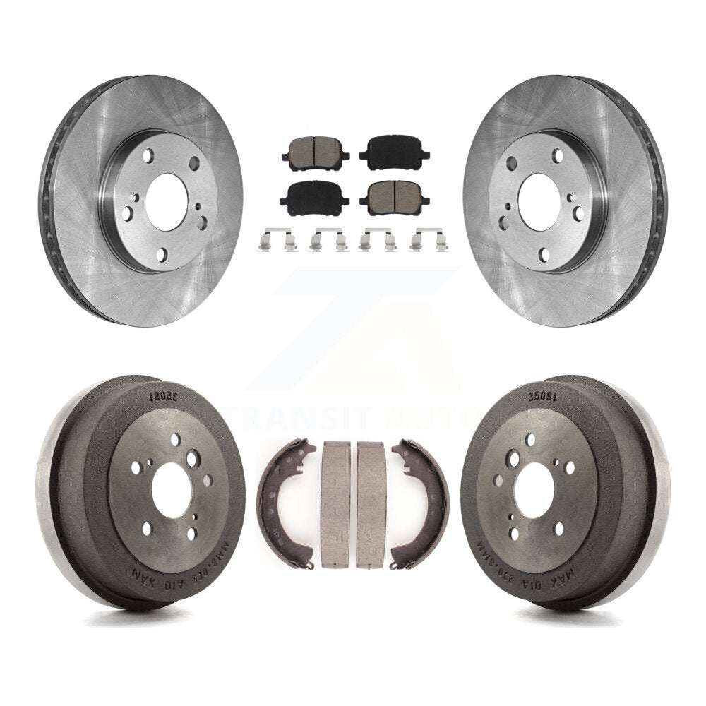 [Avant + Arrière] Kit de Disque et plaquette (céramique) de frein pour 2002-2003 Toyota Solara 2.4L K8C-102585
