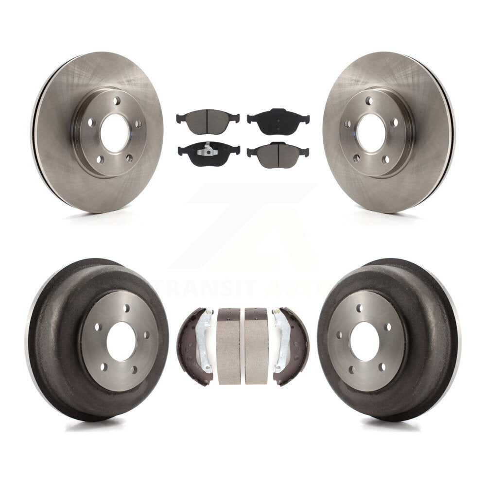 [Avant + Arrière] Kit de Disque et plaquette (céramique) de frein pour 2010-2013 Ford Connect K8C-102589