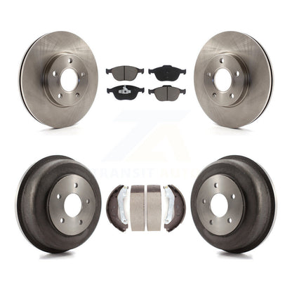 [Avant + Arrière] Kit de Disque et plaquette (céramique) de frein pour 2010-2013 Ford Connect K8C-102589