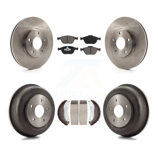 [Avant + Arrière] Kit de Disque et plaquette (céramique) de frein pour 2010-2013 Ford Connect K8C-102589