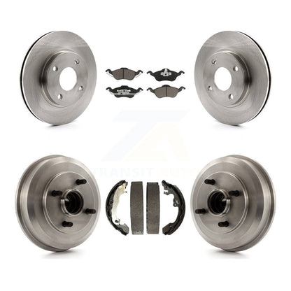 [Avant + Arrière] Kit de Disque et plaquette (céramique) de frein pour Ford Focus Wheel Bearing Includes K8C-102590
