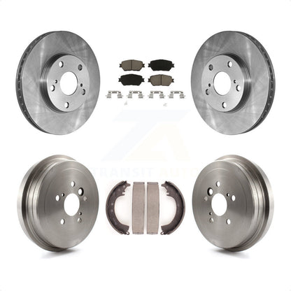 [Avant + Arrière] Kit de Disque et plaquette (céramique) de frein pour 2005-2006 Toyota Camry Base LE Vehicles Manufactured In Japan K8C-102593 par Transit Auto