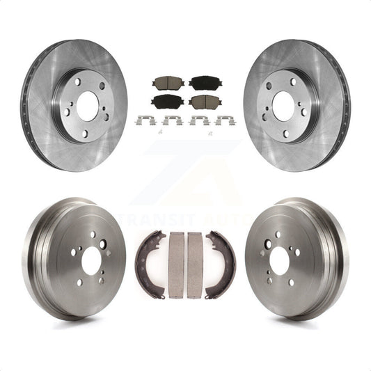 [Avant + Arrière] Kit de Disque et plaquette (céramique) de frein pour 2005-2006 Toyota Camry Base LE Vehicles Manufactured In Japan K8C-102593 par Transit Auto