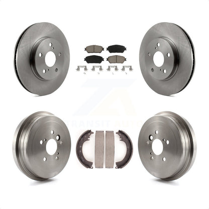 [Avant + Arrière] Kit de Disque et plaquette (céramique) de frein pour 2005-2006 Toyota Camry SE XLE Vehicles Manufactured In Japan K8C-102595 par Transit Auto