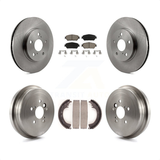 [Avant + Arrière] Kit de Disque et plaquette (céramique) de frein pour 2005-2006 Toyota Camry SE XLE Vehicles Manufactured In Japan K8C-102595 par Transit Auto
