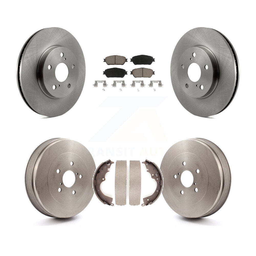 [Avant + Arrière] Kit de Disque et plaquette (céramique) de frein pour 2004-2010 Toyota Sienna K8C-102599