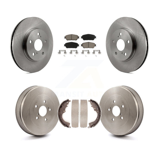 [Avant + Arrière] Kit de Disque et plaquette (céramique) de frein pour 2004-2010 Toyota Sienna K8C-102599