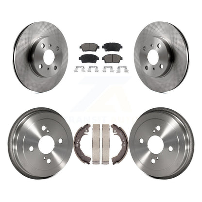 [Avant + Arrière] Kit de Disque et plaquette (céramique) de frein pour 2001-2005 Toyota Echo K8C-102601