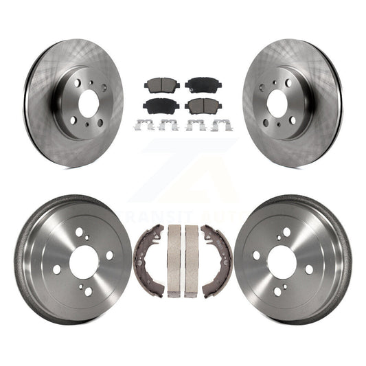 [Avant + Arrière] Kit de Disque et plaquette (céramique) de frein pour 2001-2005 Toyota Echo K8C-102601
